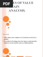 Uses of Value Chain Analysis