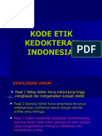 Kode Etik Kdokteran Indonesia