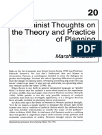 RITZDORF M. Feminist thoughts on the theory and practice of planning [In CAMPBELL S, FAINSTEIN S_Readings in planning theory]