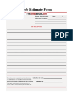 Painting Work Quotation Template 03