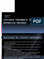 Evoluția Scutirilor Personale În Republica Moldova