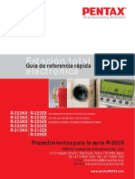 Guía de Procedimientos para la serie R-300X (Estación total electrónica) Pentax Espanol.pdf