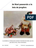 Muñeco de Noel Paseando A La Galleta de Jengibre PDF