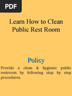 Essential Washroom Etiquettes Guide | PDF