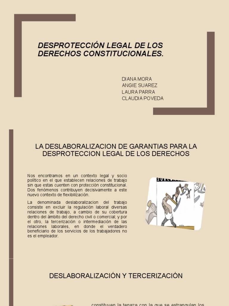Desprotección Laboral en Colombia | PDF | Outsourcing | Relaciones ...