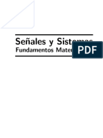 Señales y Sistemas. Fundamentos Matemáticos