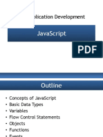 Web Application Development: Javascript