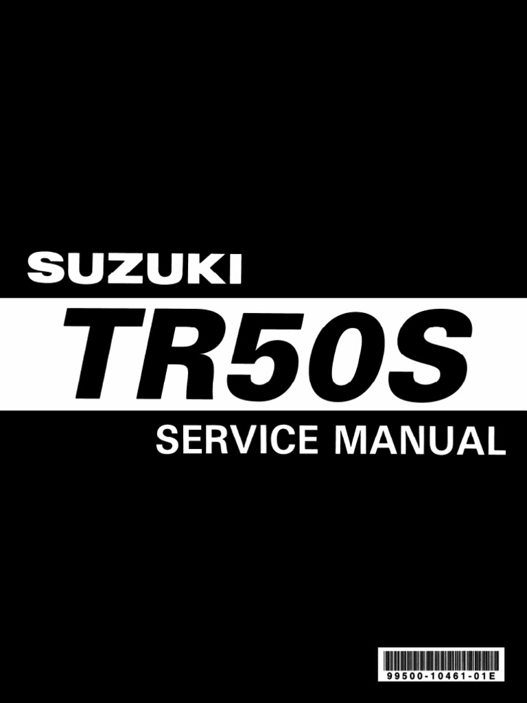 Suzuki TR50S Street Magic '98-'99 Service Manual | PDF