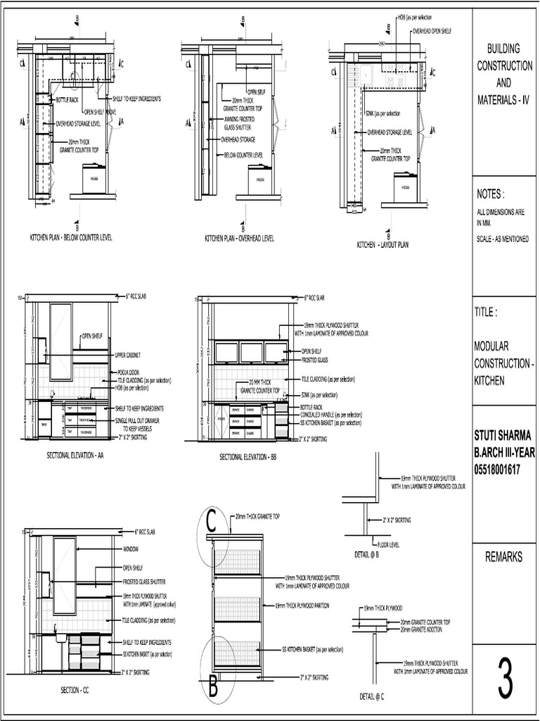 Modular Construction - Kitchen | Download Free PDF | Countertop ...