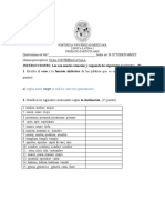 Examen 8 Latín 1 Lenguas