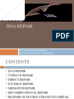 Dna Repair: By:Saurabh Kumar Sharma M.SC Biotechnology 2 Semester