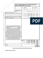 Waterproofing Estimate 2020-21 Channapatna Pumphouse