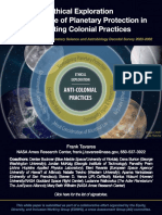 Ethhical Exploration and The Role of Planetary Protetion in Disrupting Colonial Practices