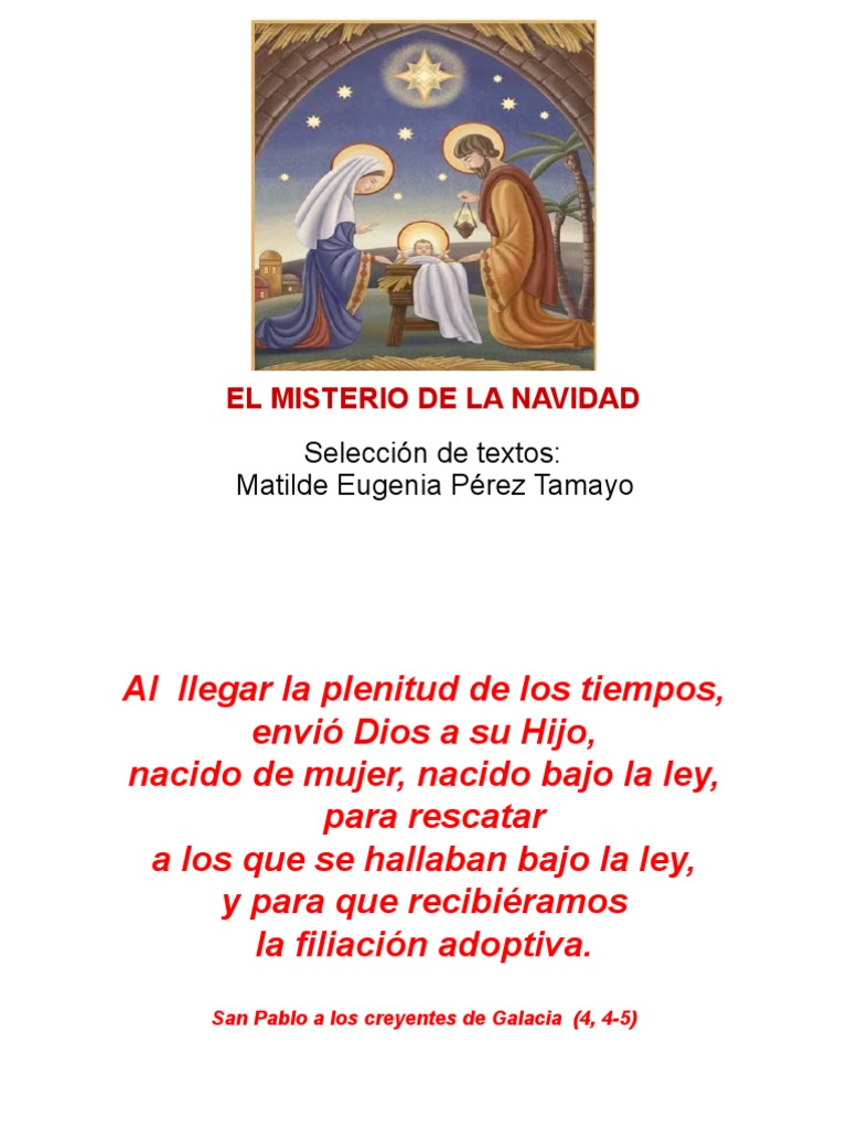 El Misterio de La Navidad 1 PDF | PDF | María, madre de Jesús | Navidad