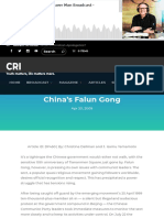 China's Falun Gong: Search
