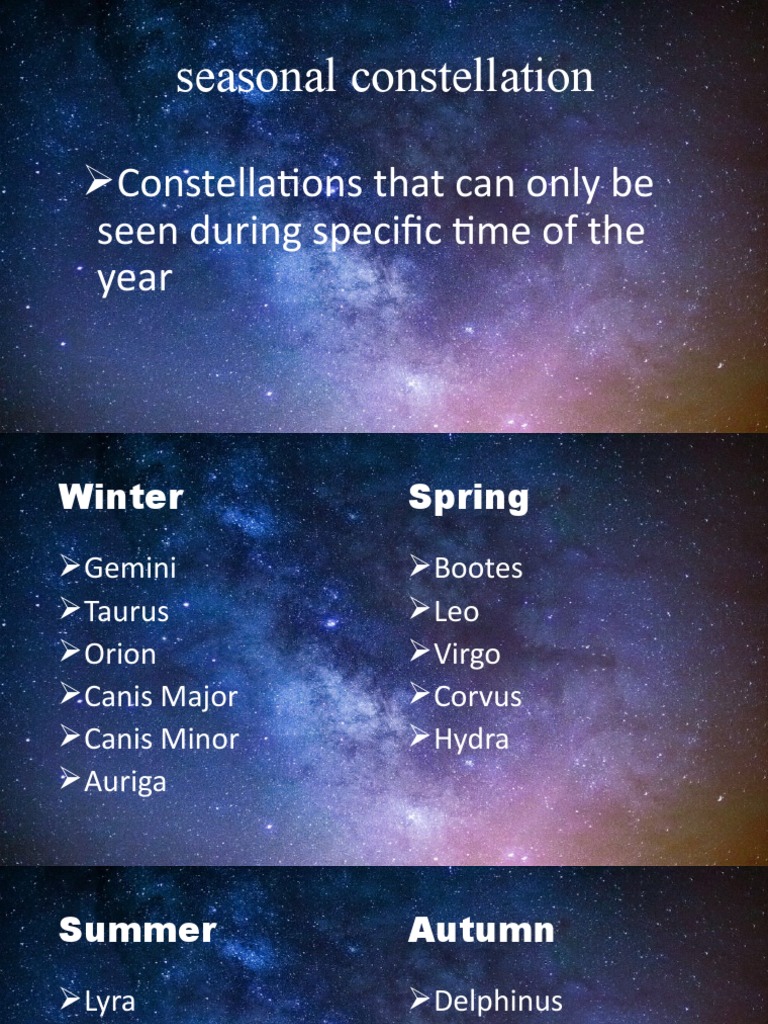 Seasonal Constellations PDF