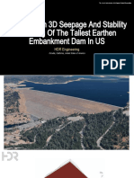 3D Seepage and Stability of Oroville Dam