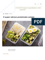 3 Super Zdrave Proteinske Salate! - Fitness - Com.hr