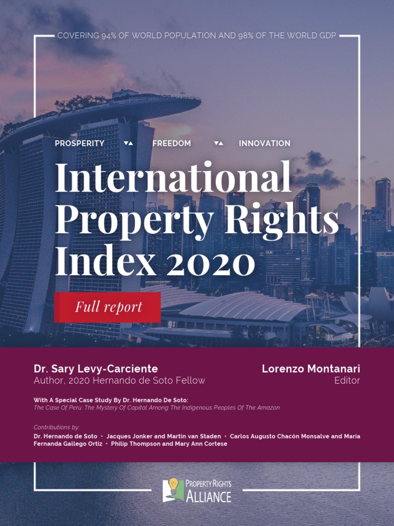 International Property Rights Index 2020 | PDF | Intellectual Property ...