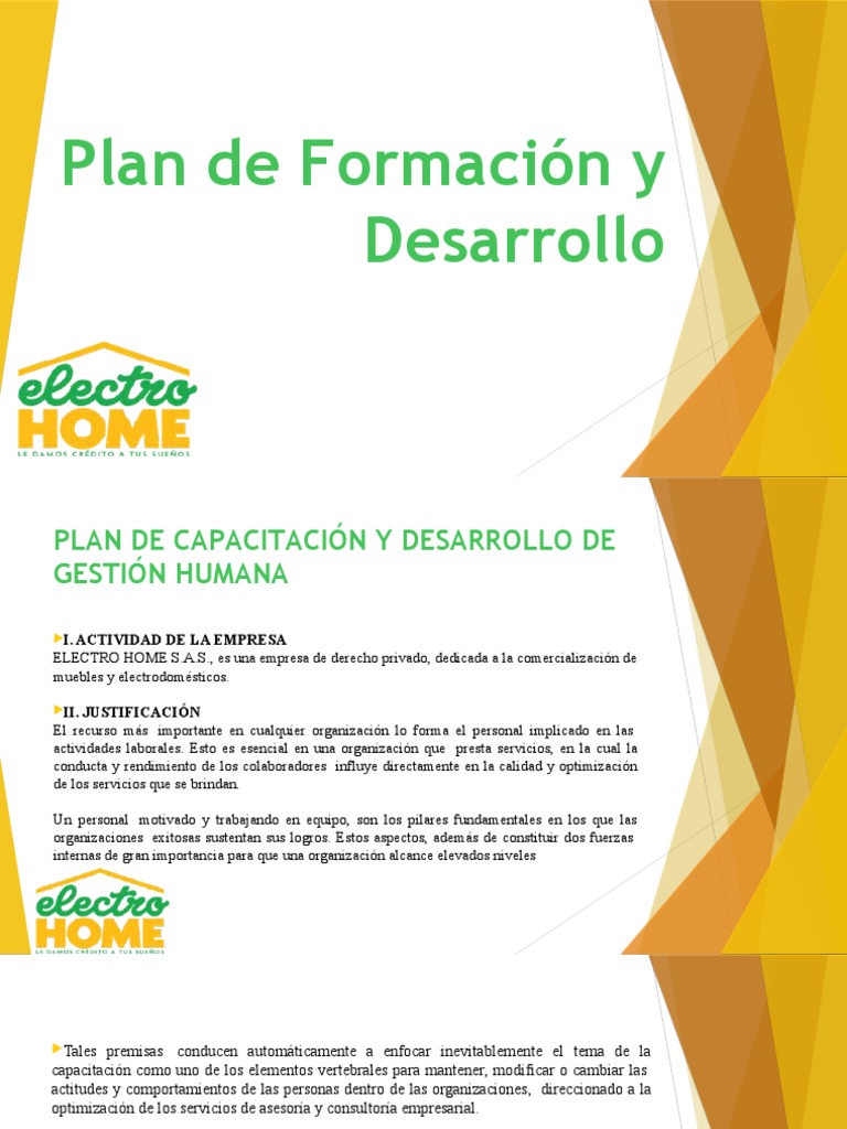 Plan de Capacitación para Recursos Humanos | PDF | Gestión de recursos ...