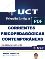 Corrientes psicopedagógicas contemporáneas