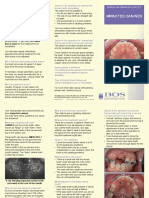 Impacted Canines: Patient Information Leaflet