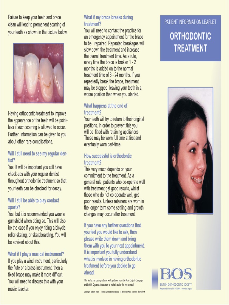 Orthodontic Treatment | PDF | Orthodontics | Medical Specialties