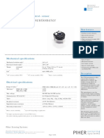 10 MM Carbon Potentiometer: Automotive / Appliance Control - Sensor