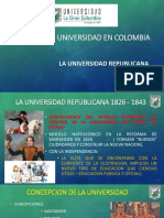 Origen de La Universidad en Colombia (La Republica)