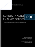 Conducta Agresiva en Niños Sordos PDF