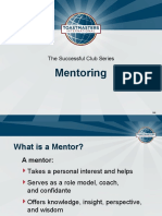 Mentoring: The Successful Club Series