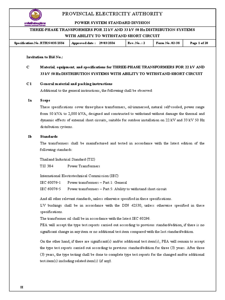 Distribution Transformers SC | PDF | Transformer | Electrical Connector