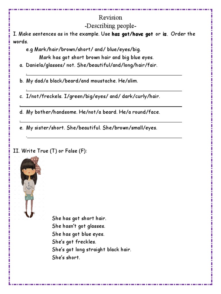 Describing People TBL Task Based Learning Activities - 130822 | PDF