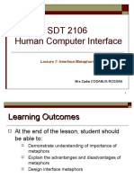 SDT 2106 Human Computer Interface