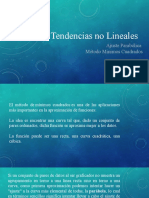 Tendencias No Lineales - Parabolica