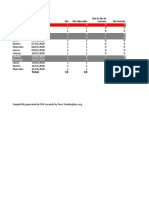 Días Laborables Archivo de Excel Perú - Standard (De 01 - 01 - 2020 A 31 - 12 - 2020)