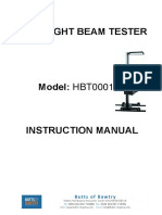 Headlight Beam Tester