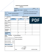 Matríz de autoevaluación arquitectónica