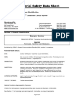 Material Safety Data Sheet: Section 1: Product & Company Identification