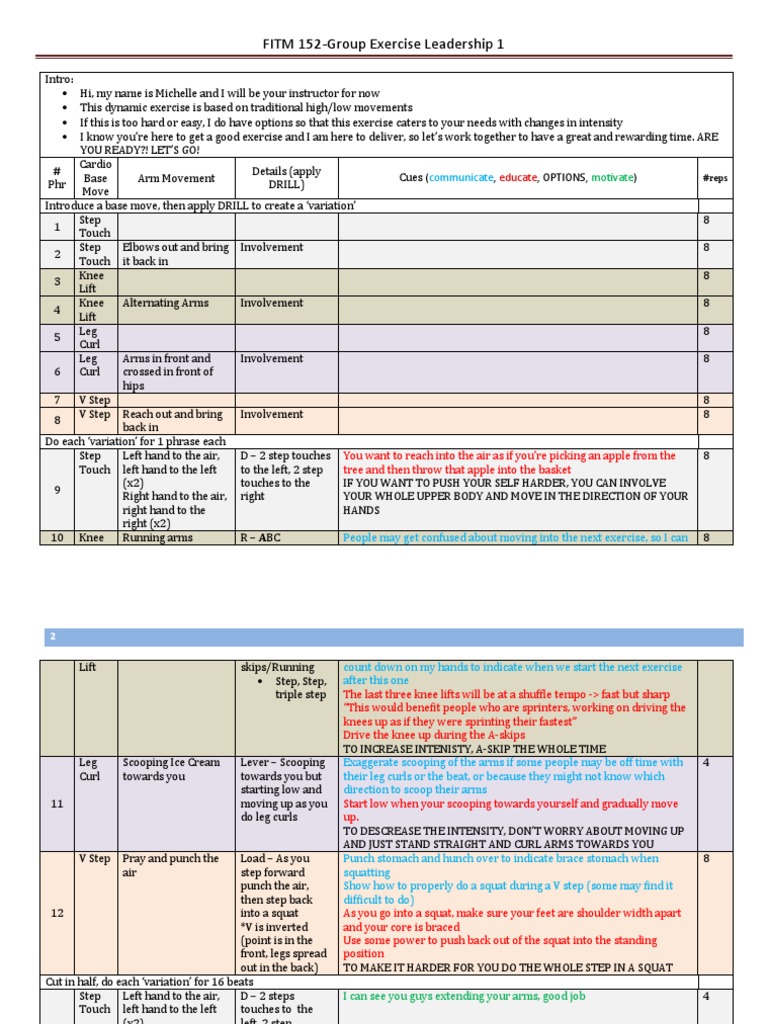 Group Exercise Leadership Techniques | PDF | Physical Exercise | Recreation