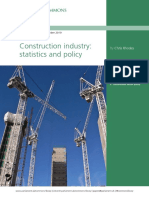 Construction Industry Statistics and Policy by Chris Rhodes