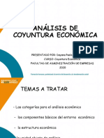 Análisis coyuntura económica