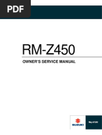 Suzuki RM-Z450L7 '17 Service Manual (99011-28H59-01A) | PDF