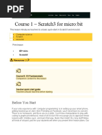 Course 1 - Scratch3 - For - Micro - Bit