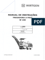 WIRTGEN W100 Manual de Instrucciones. Fresadora A Frio PDF