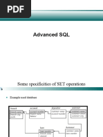 Advanced SQL