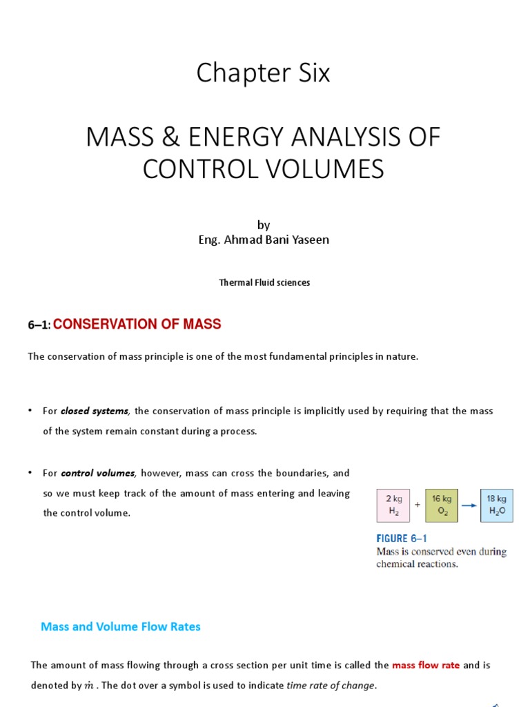 Mass & Energy Analysis in Control Volumes | PDF | Fluid Dynamics | Turbine