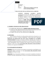 ALINSON XIOMARA PACHECO MATOS Ejecucion de Acta de Conciliacion Final