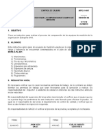M1p2-2-I-007 Instruc para La Comparacion de Equipos de Medicion. Ed 06