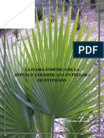 FLORA ENDEMICA DE LA REPUBLICA DOMINICANA EN PELIGRO DE EXTINCION
